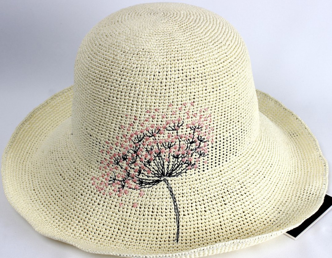 HEAD START Packable hat totally adjustable size,style shape or form ivory Style: HS/1415/IVORY image 0